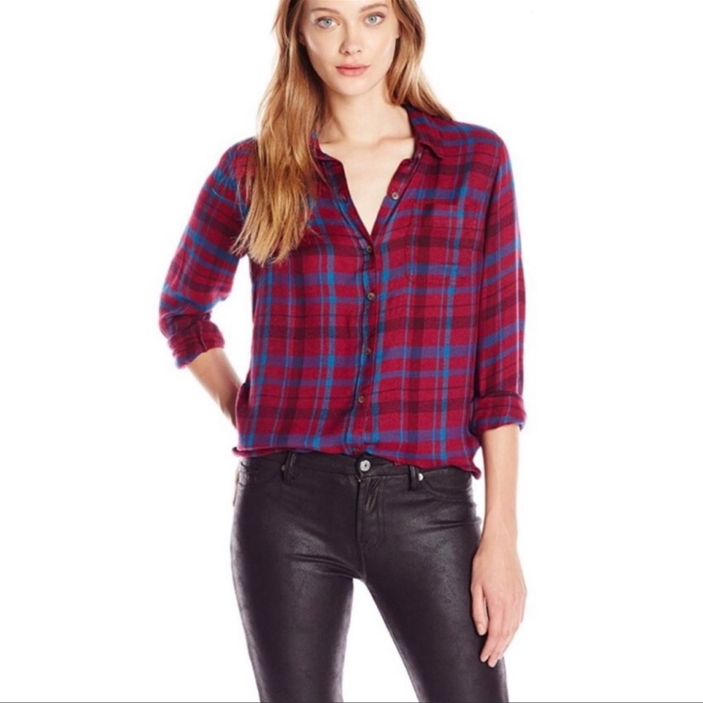 Lucky Brand Bungalow Plaid Button Down Shirt